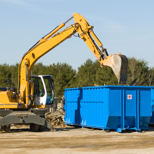 how does a residential dumpster rental service work in Goose Lake